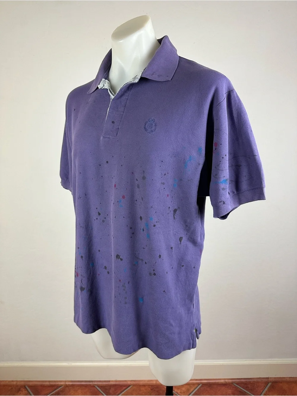 NWT Ralph Lauren x Urban Outfitters One-of-a-Kind Polo with Artistic Paint-Splat